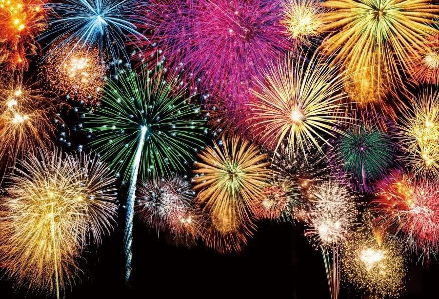 9x6ft Polyester Happy New Year Backdrop Sparklers Fireworks Photography Background Family Christmas New Year Eve Festival Celebration Wedding Grad Graduation Party YouTube Photo Props - Image 3
