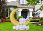 Inflatable Islamic 5FT Eid Al Adha Mubarak Crescent and Lamb. Eid Blow Up Yard Decorations for Home Holiday Party Indoor, Outdoor, Yard, Garden, Lawn Decor. with LED Lights and Eid Mubarak Printed. - Image 7