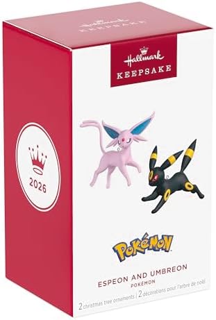 Hallmark Keepsake Pokémon Christmas Ornaments (Espeon and Umbreon) Set of 2 - Image 7