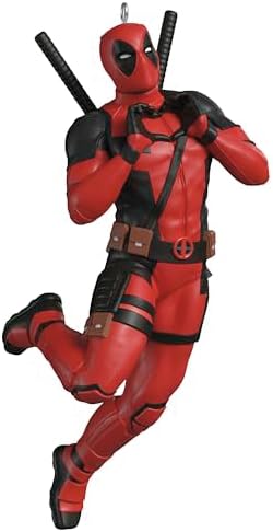 Hallmark Keepsake Marvel Deadpool Ornament (The MERC with a Heart) by HallmarkKeepsake